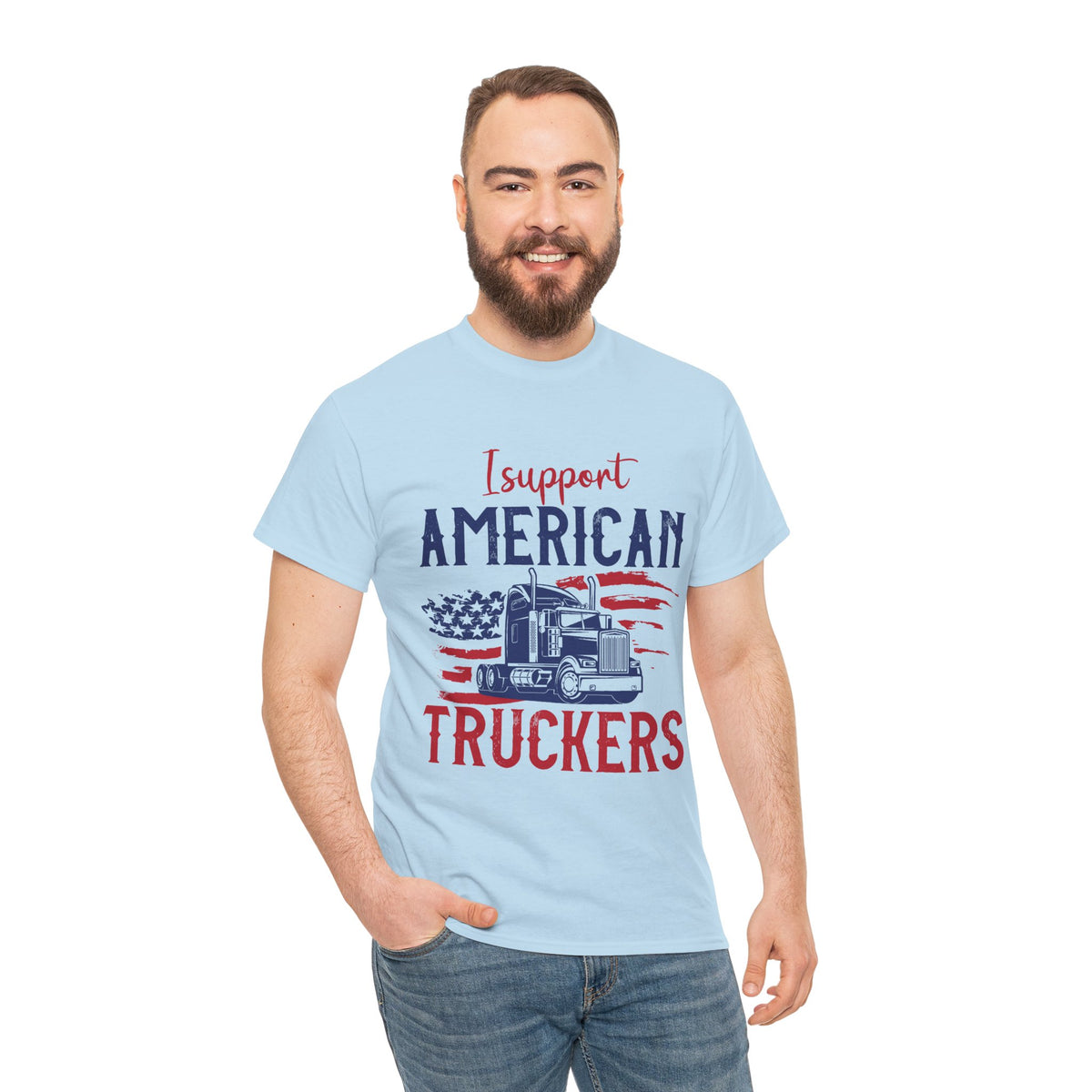 I Support American Truckers T-Shirt