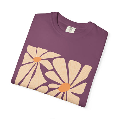 Daisy Square Garment-Dyed Women's T-Shirt
