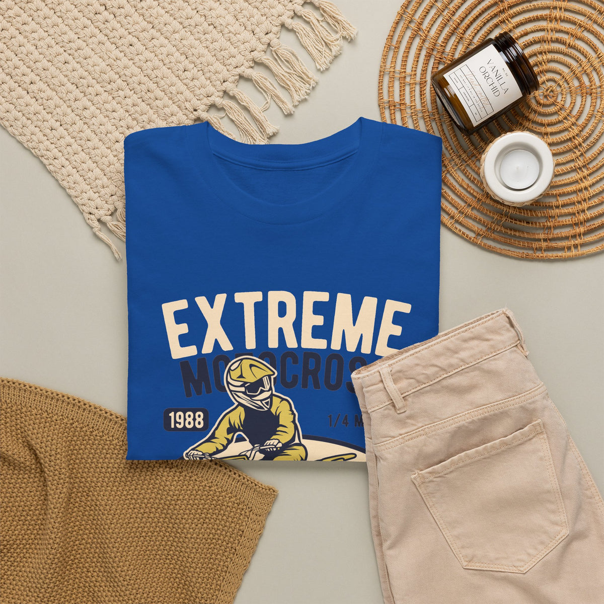 Extreme Motocross Retro Racing Champion T-Shirt