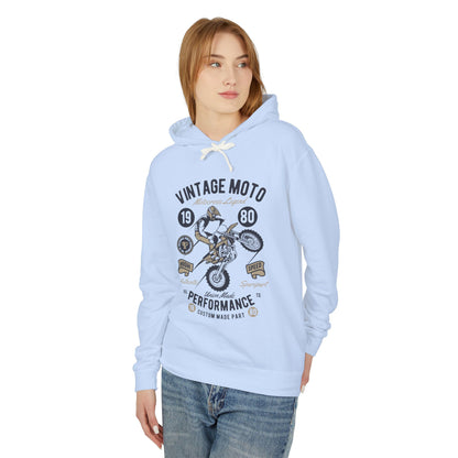 Vintage Moto Lightweight Hooded Sweatshirt