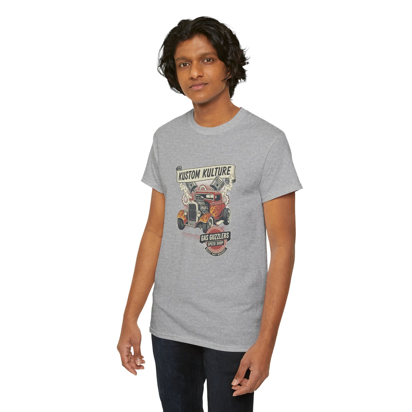 Kustom Kulture Gas Guzzlers Men's T-Shirt
