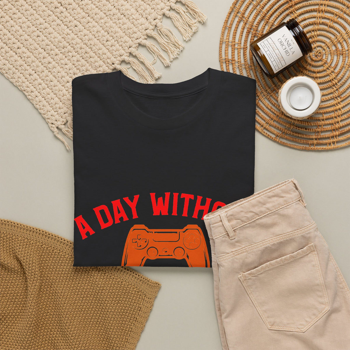 "A Day Without Video Games Is Like... Just Kidding" T-Shirt