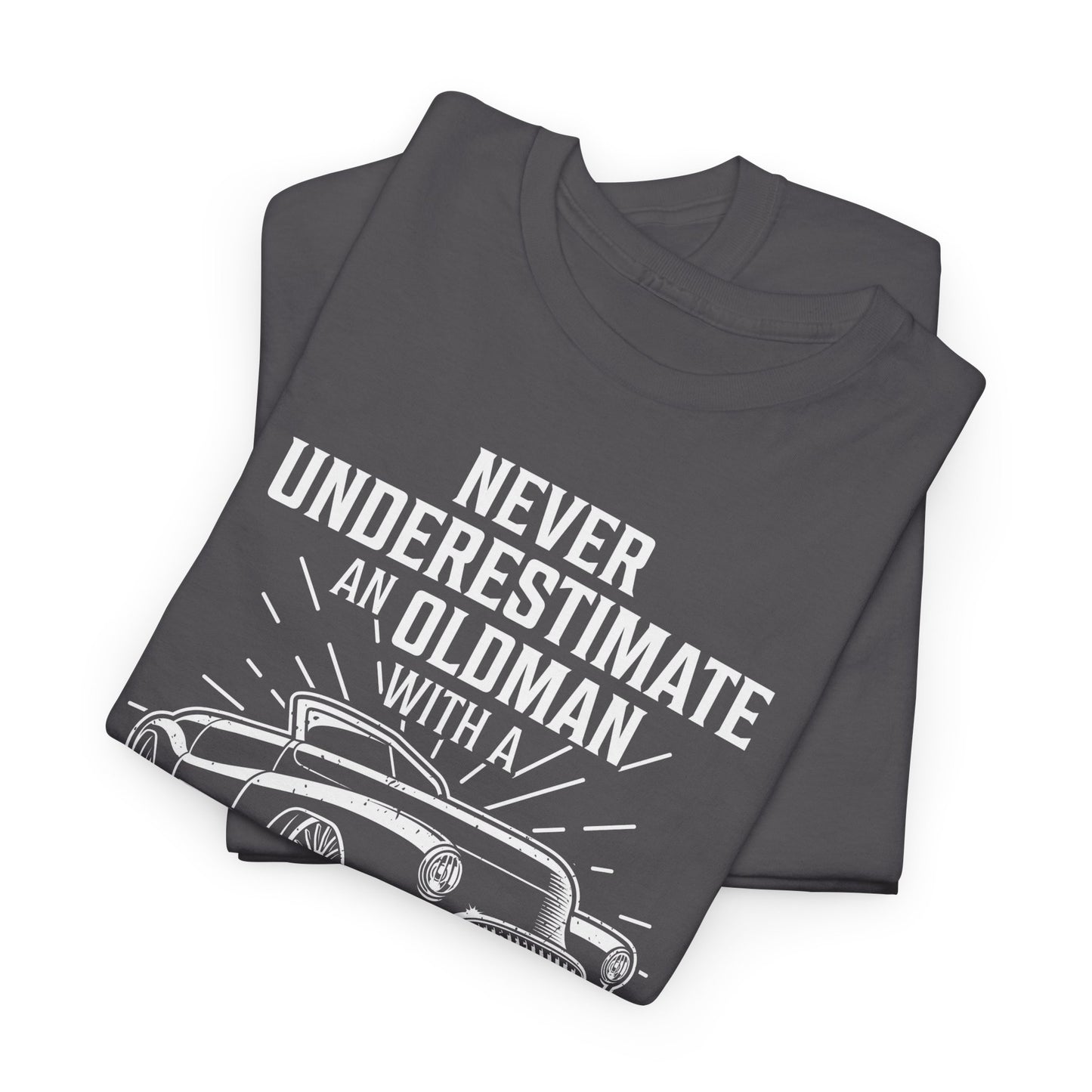 Never Underestimate Old Man With Classic Car Men's T-Shirt