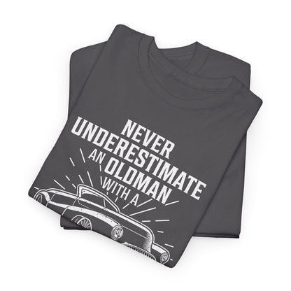 Never Underestimate Old Man With Classic Car Men's T-Shirt