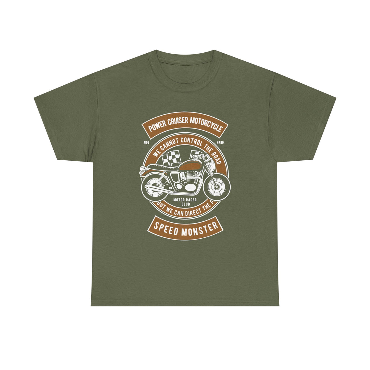 Power Cruiser Motorcycle Speed Monster Graphic T-Shirt