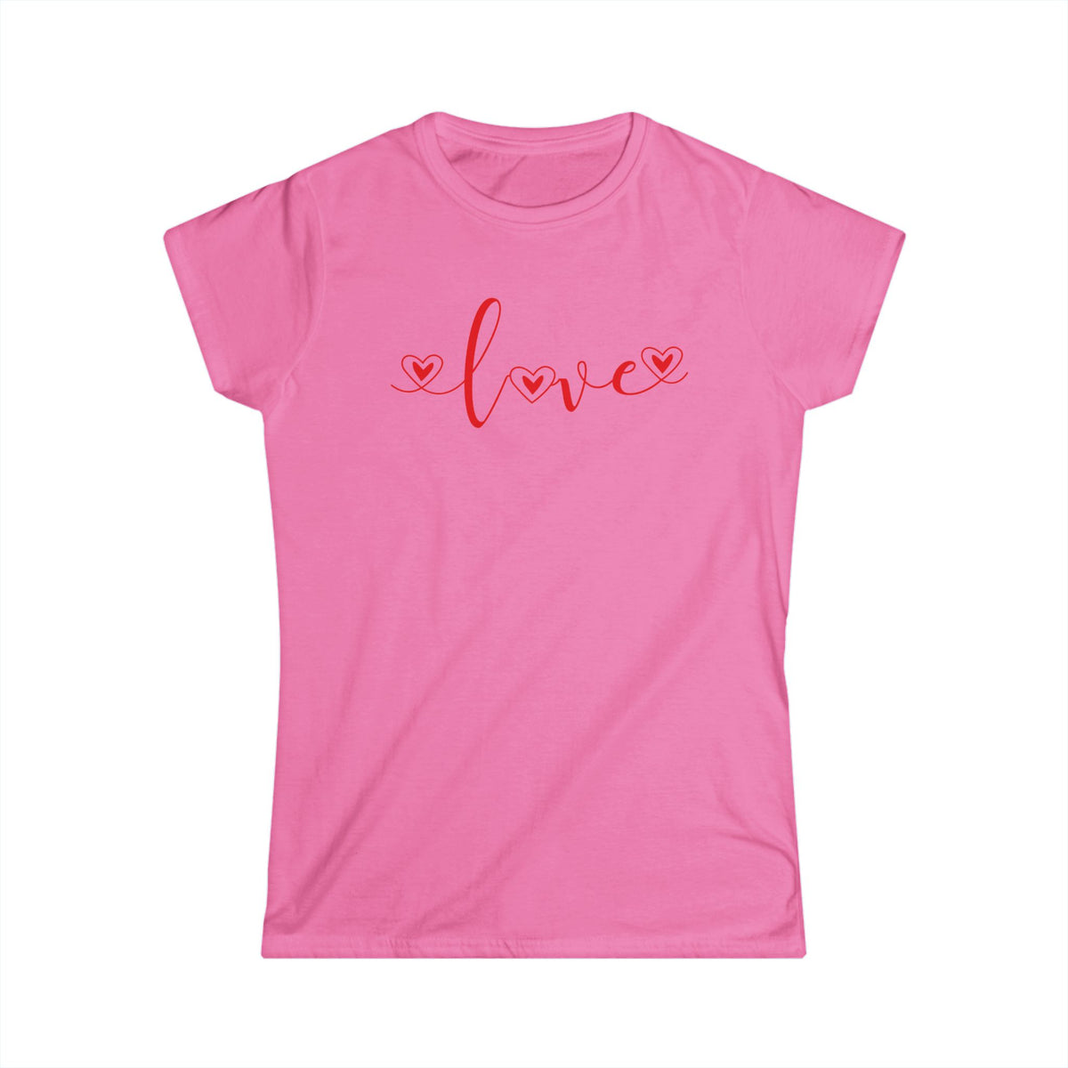 Red Heart Calligraphy Women's T-Shirt