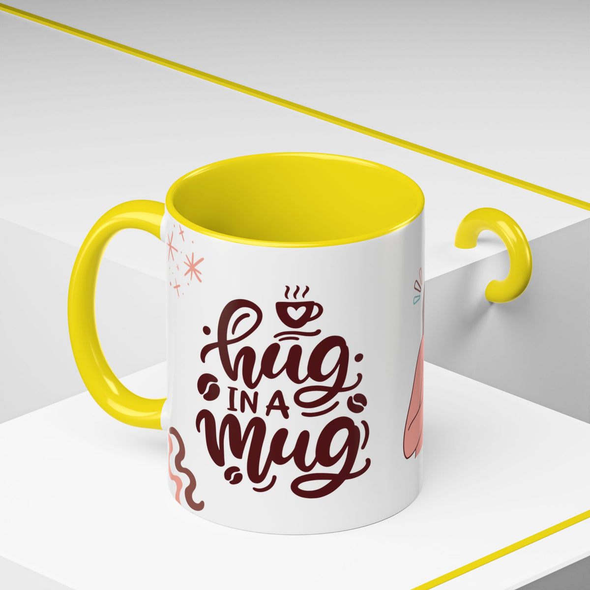 Cute Romantic Heart Design 11oz Mug