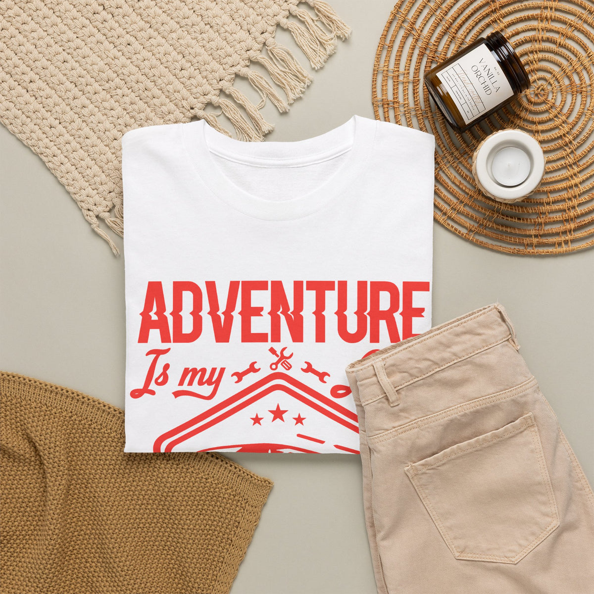Adventure Is My Life Truck Trailer T-Shirt