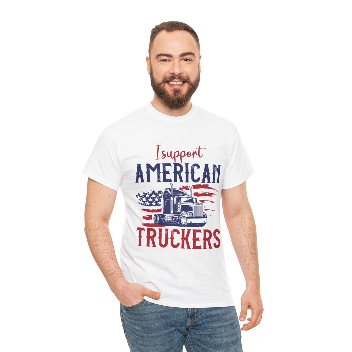 I Support American Truckers T-Shirt