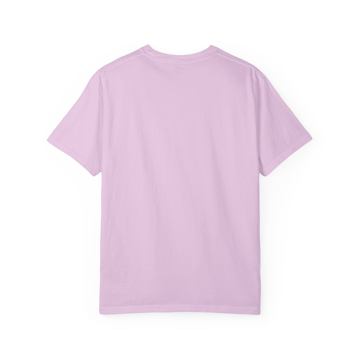 Pink Retro Flower Graphic Garment-Dyed Women's T-Shirt