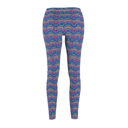 Colorful Psychedelic Patterned Women's Leggings