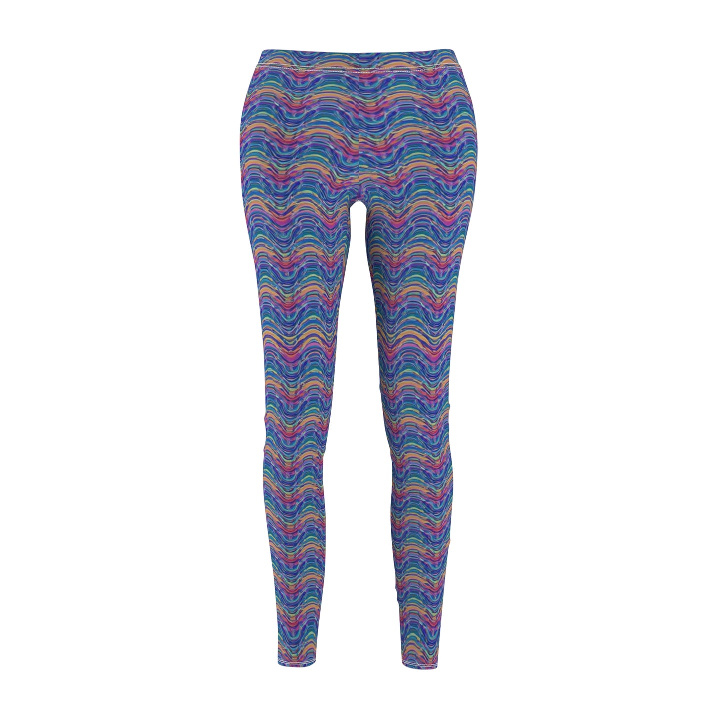 Colorful Psychedelic Patterned Women's Leggings