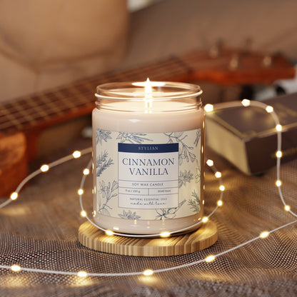 Cinnamon Vanilla Soy Candle 9oz