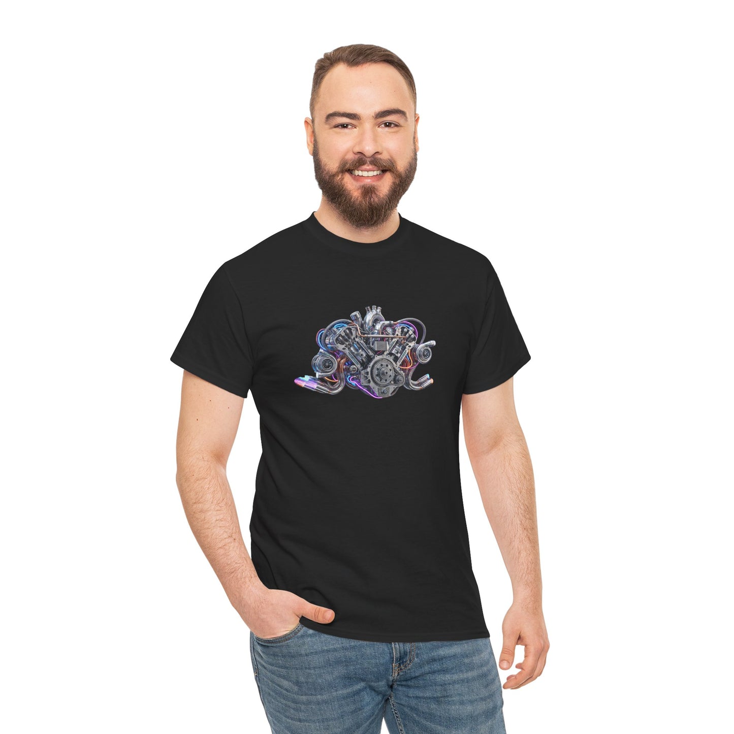 Mechanical Heart Art Men's Tee
