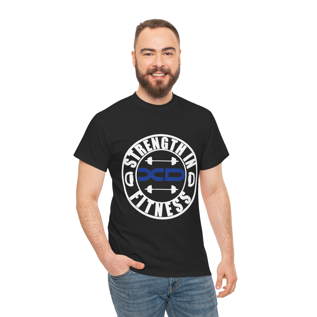 Strength & Fitness Barbell T‑Shirt