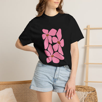 Pink Petal Bloom Garment-Dyed Women's T-Shirt