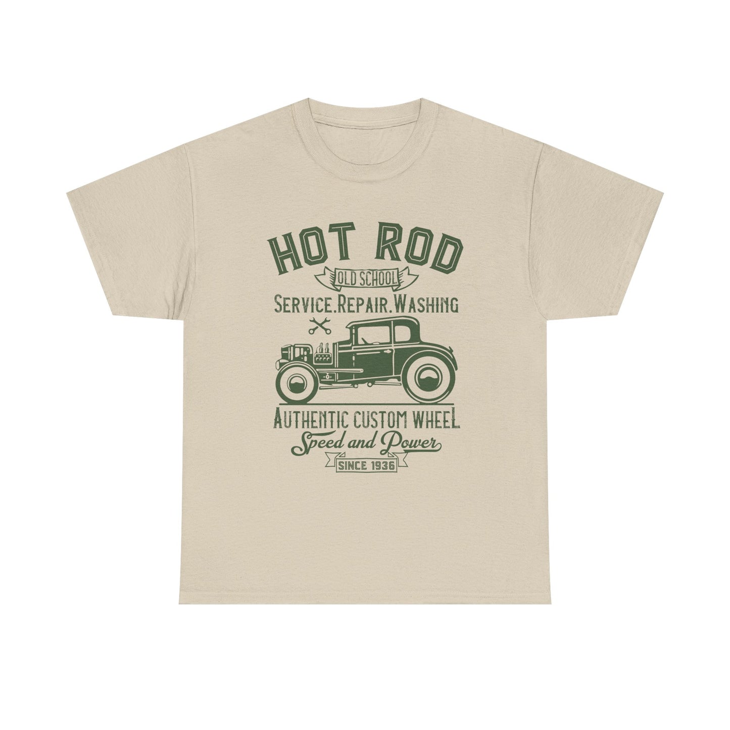 Hot Rod Old School Authentic Custom Wheel Men's T-Shirt