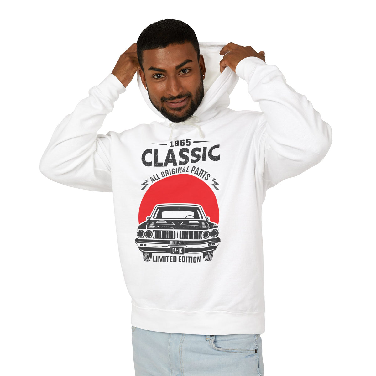 1965 Classic All Original Parts Limited Edition Lightweight Hooded Sweatshirt