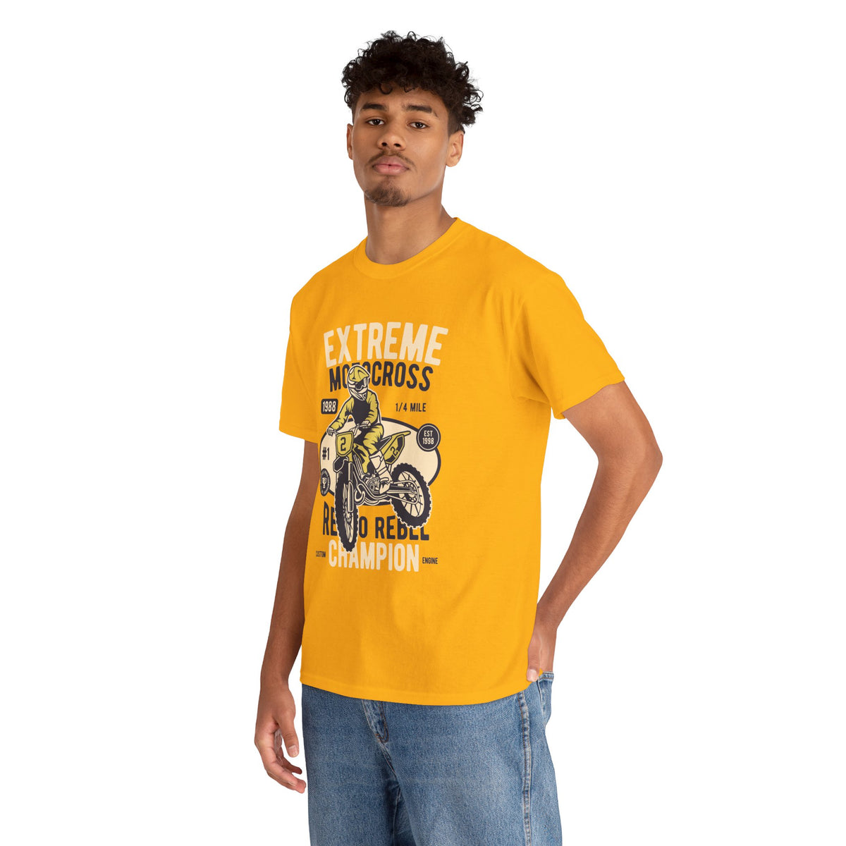 Extreme Motocross Retro Racing Champion T-Shirt