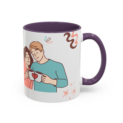 Cute Romantic Heart Design 11oz Mug