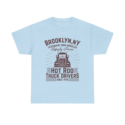 Brooklyn NY Hot Rod Truck Drivers T-Shirt