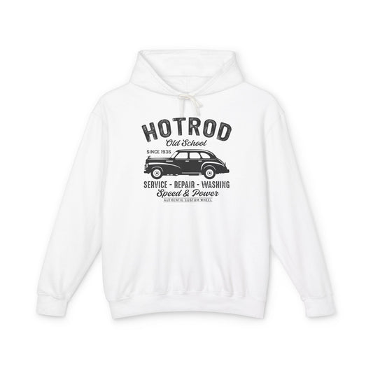 Hotrod Old School Lightweight Hooded Sweatshirt
