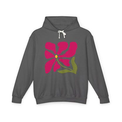 Floral Abstract Flower Lightweight Women's Hooded Sweatshirt
