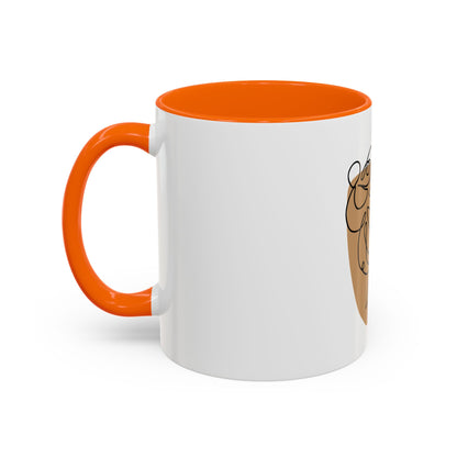 Abstract Line Art Woman Accent 110z Mug