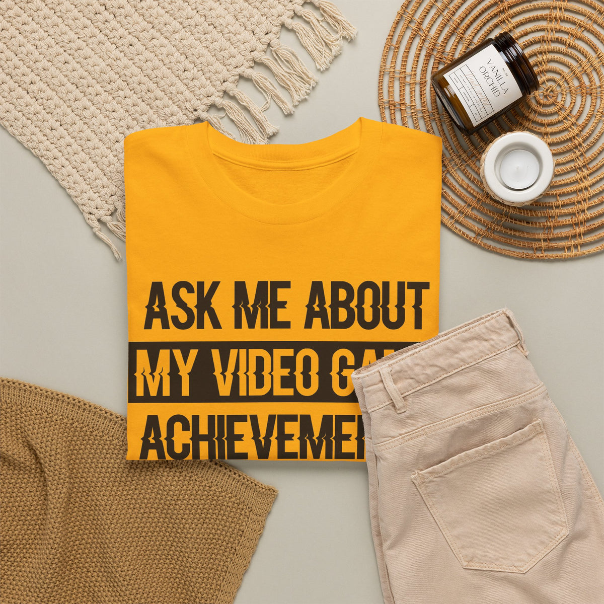 "Ask Me About My Video Game Achievements" T-Shirt