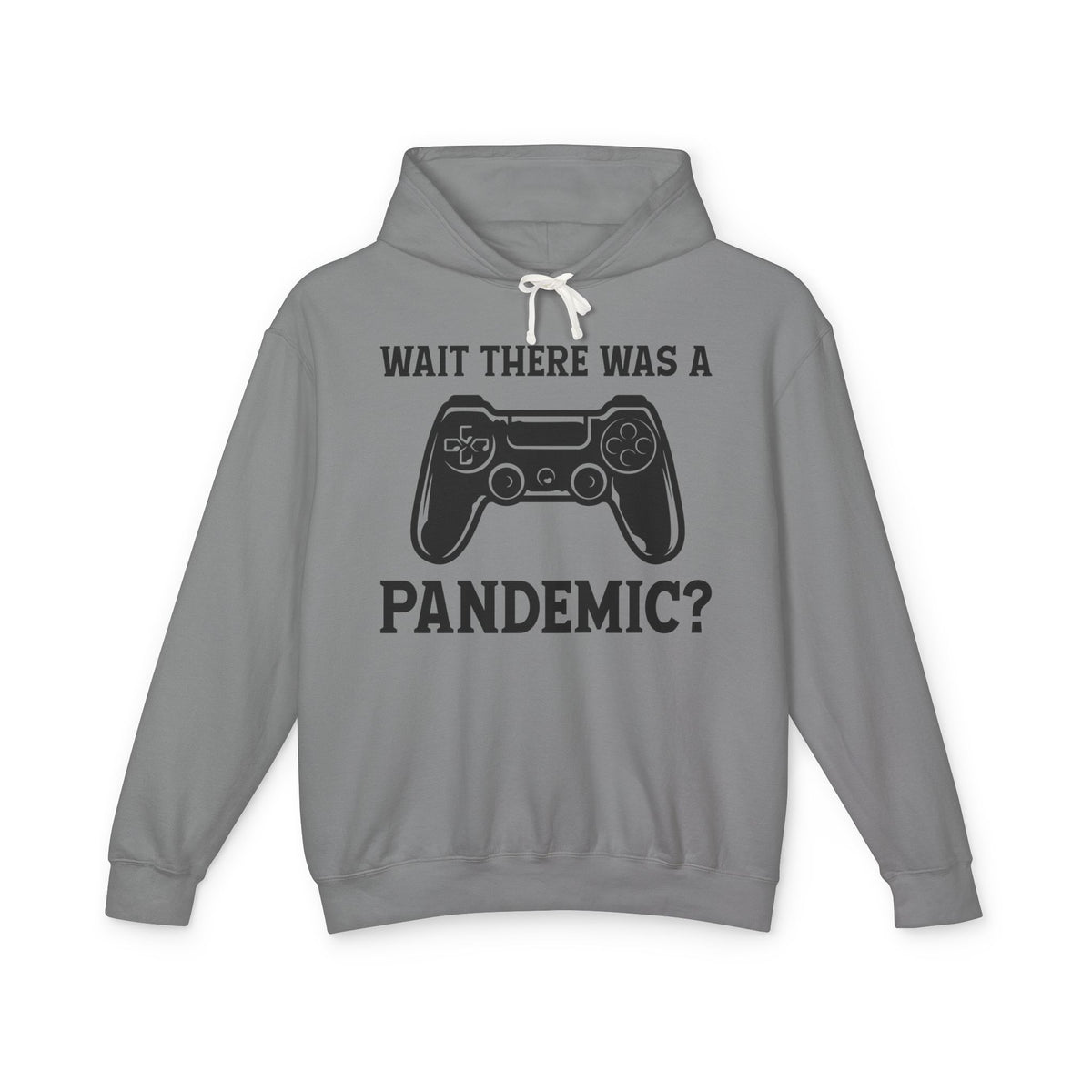 Wait There Was A Pandemic? Lightweight Hooded Sweatshirt