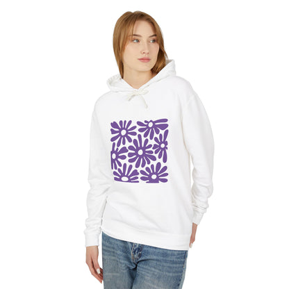 Daisy Block Lightweight Women's Hooded Sweatshirt