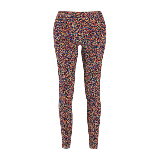 Multicolor Confetti Print Women's Leggings