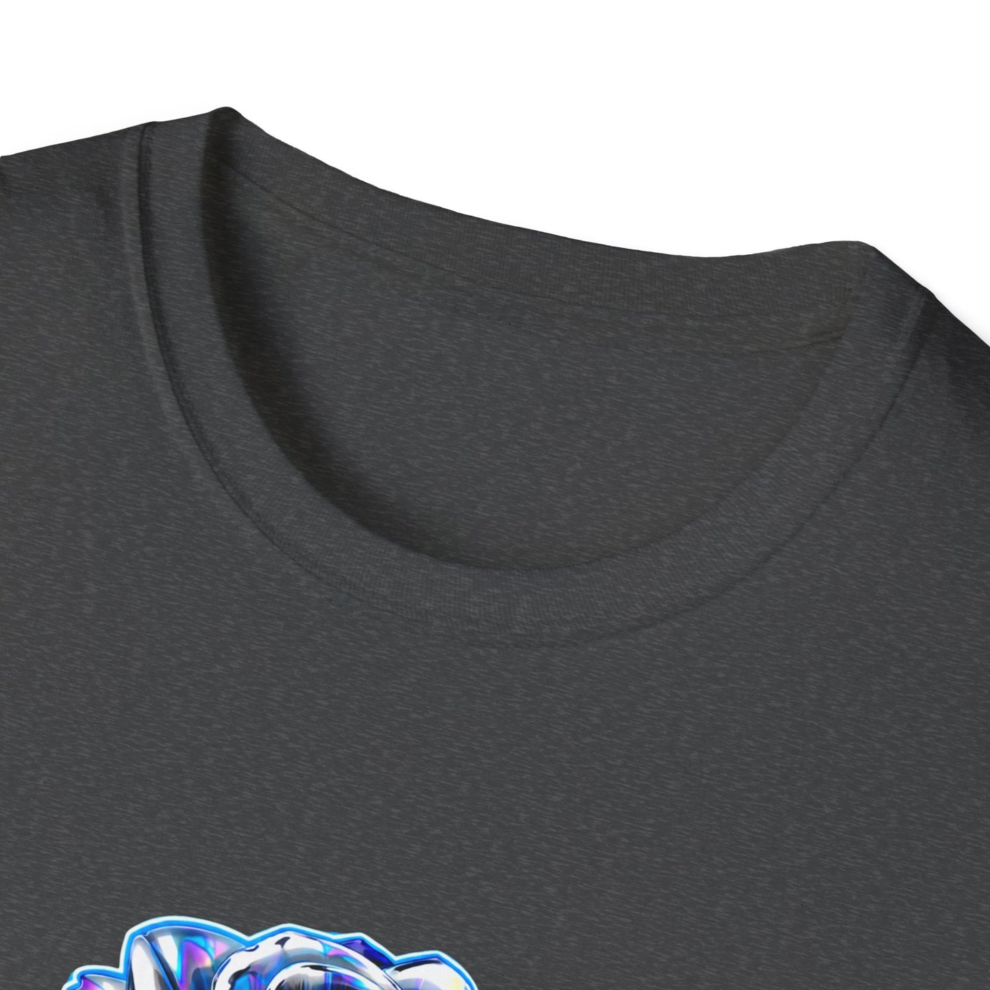 2001 Blue Chrome Cyberpunk Rose Women's T-Shirt