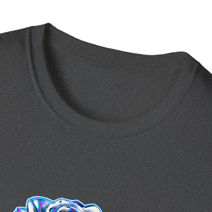 2001 Blue Chrome Cyberpunk Rose Women's T-Shirt