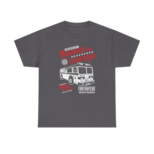 Honour and Courage Firetruck Men's Tee