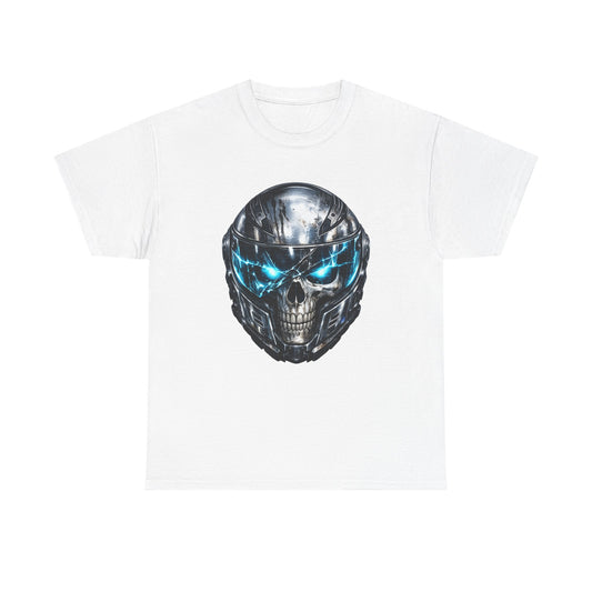 Cyber Skull Helmet Men's T-Shirt