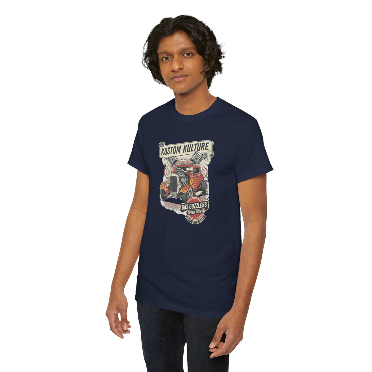 Kustom Kulture Gas Guzzlers T-Shirt