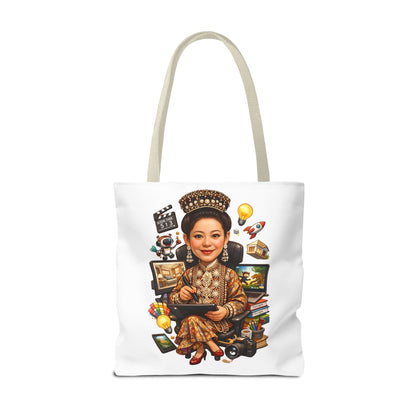 Vintage Peranakan Chinese Empress Portrait Tote Bag