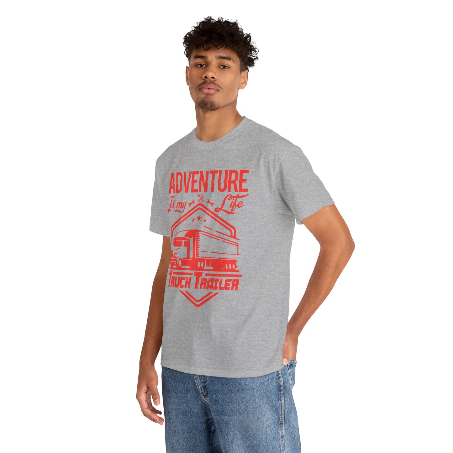 Adventure Is My Life Truck Trailer T-Shirt