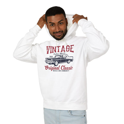 Vintage Original Classic Lightweight Hooded Sweatshirt