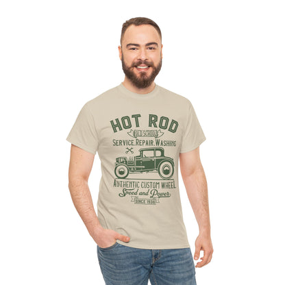 Hot Rod Old School Authentic Custom Wheel Men's T-Shirt