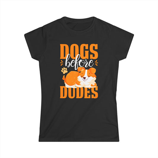 Dogs Before Dudes Women's Tee