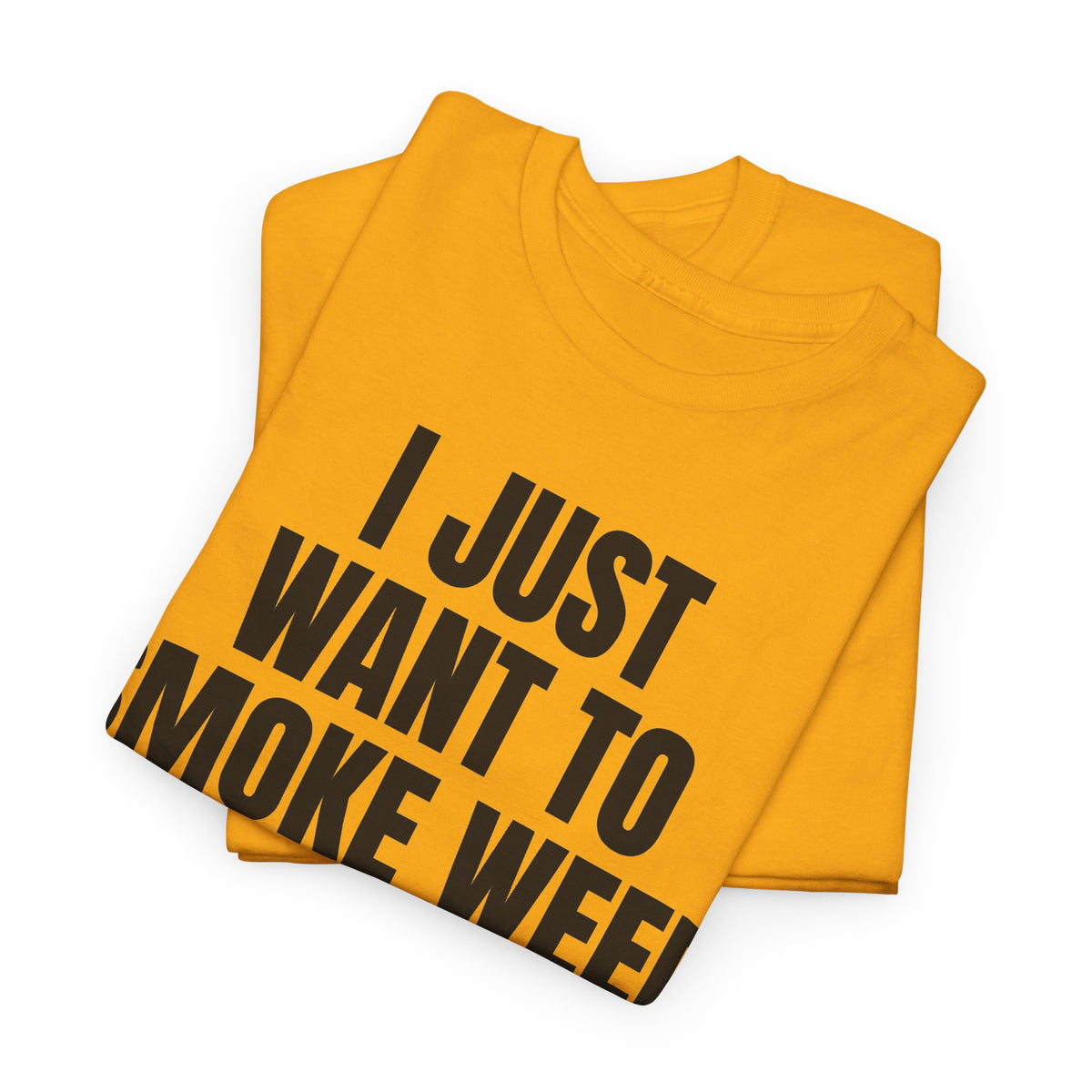 "I Just Want To Smoke Weed And Play Video Games" Graphic T-Shirt