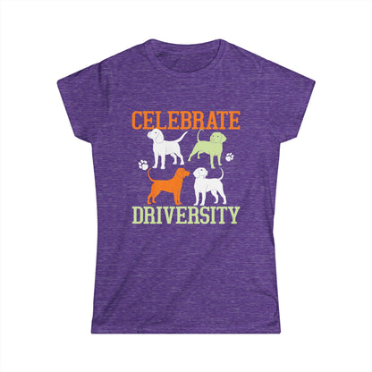 Celebrate Diversity Dog Silhouette Women's Tee