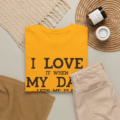"I Love It When My Wife Lets Me Play Video Games" T-Shirt