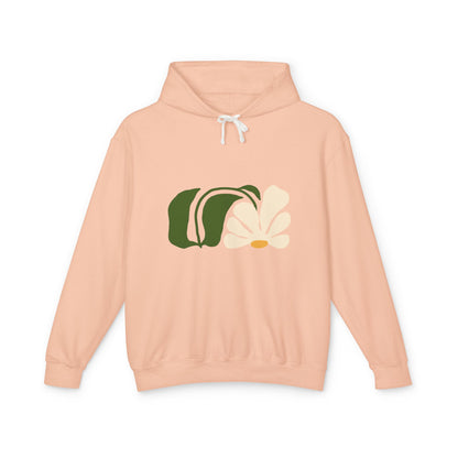 Botanical Butterfly Lightweight Women's Hooded Sweatshirt