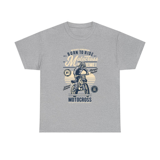 Born to Ride Motocross Graphic T-Shirt