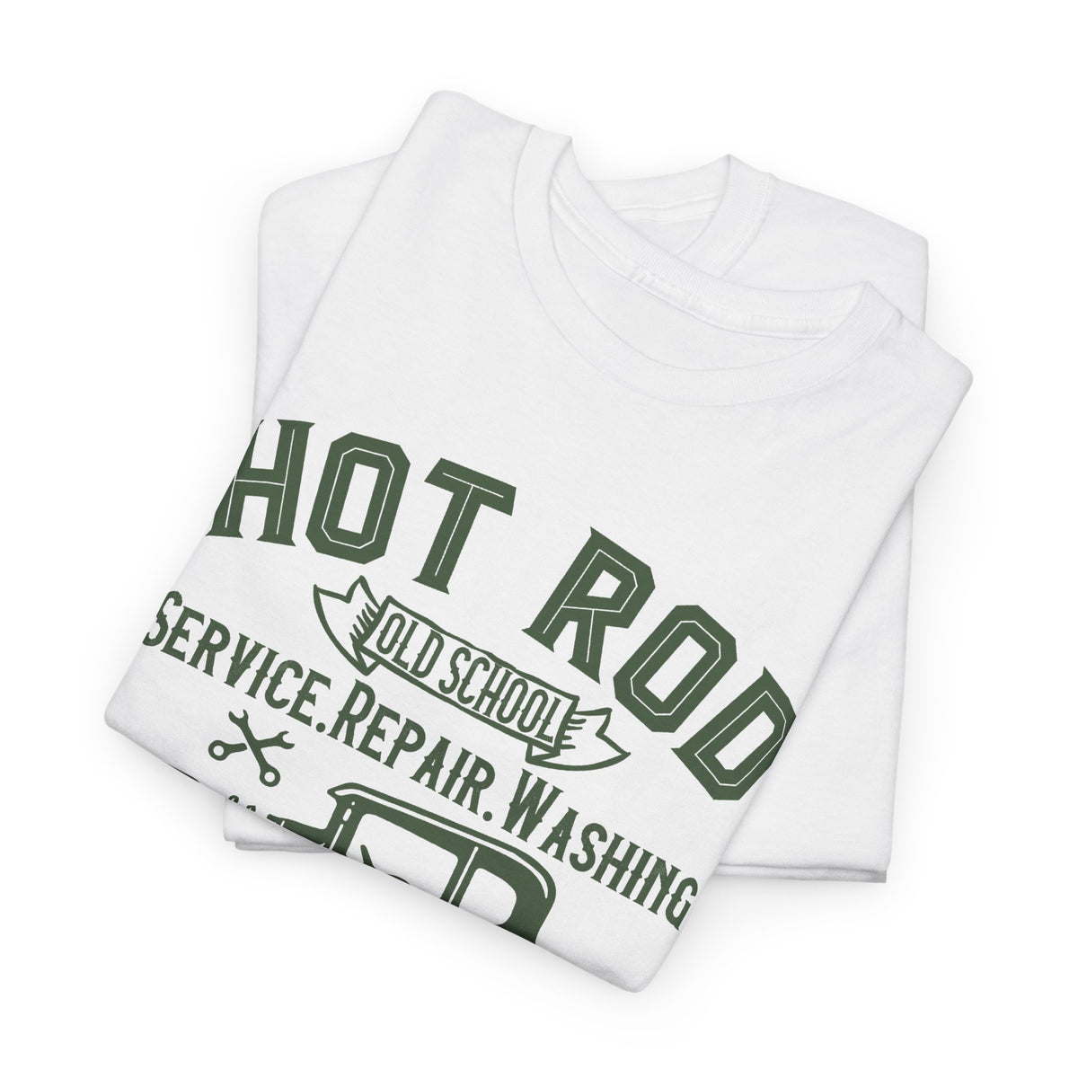Hot Rod Old School Authentic Custom Wheel T-Shirt