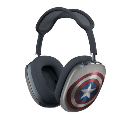 Captain Shield AirPods Max Shell Case Cover Gen 1 and Gen 2, Silver