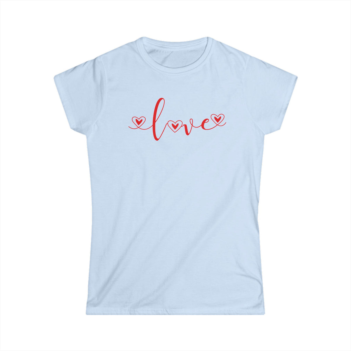 Red Heart Calligraphy Women's T-Shirt